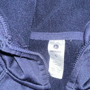 90 Degree By Reflex Dark Blue Zip-Up